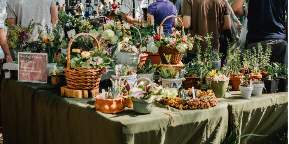 image of a market stall